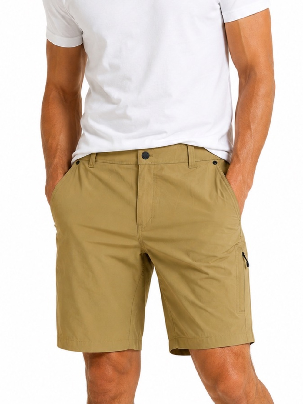 Merrell Wayfinder Hiking Cargo Shorts Brown Trail Outdoor Travel Utility 34